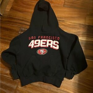 ❤️🖤 San Francisco 49ers Youth‎ Hoodie – Kids Small (4) NFL Pullover k1